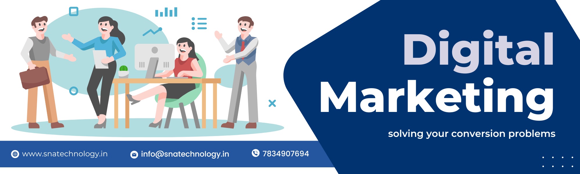 Software & Digital Marketing company in Uttam Nagar-Sna Oceonic Teqto Pvt Ltd